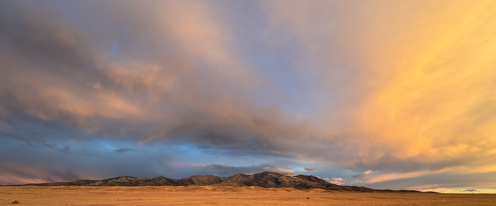 Sunset over the Humboldt Range in Western Nevada